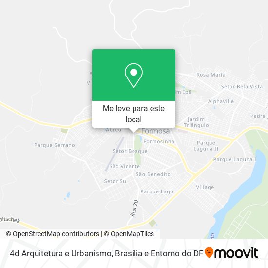 4d Arquitetura e Urbanismo mapa