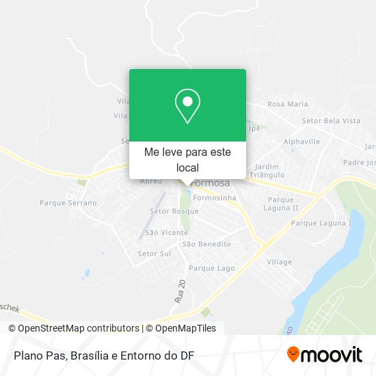 Plano Pas mapa
