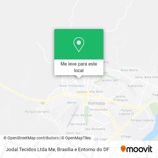 Jodal Tecidos Ltda Me mapa