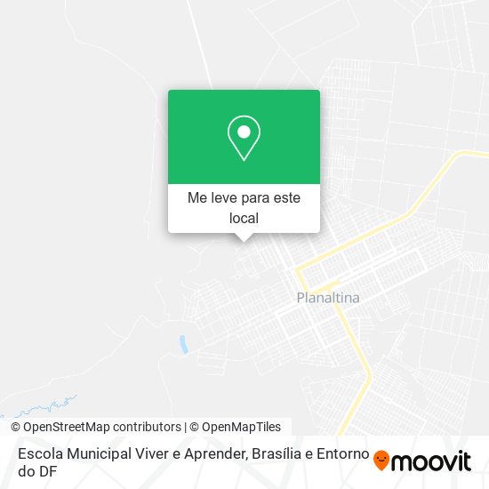 Escola Municipal Viver e Aprender mapa