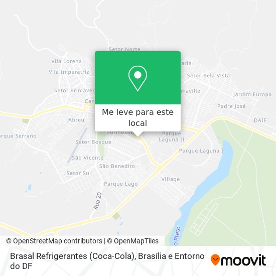 Brasal Refrigerantes (Coca-Cola) mapa
