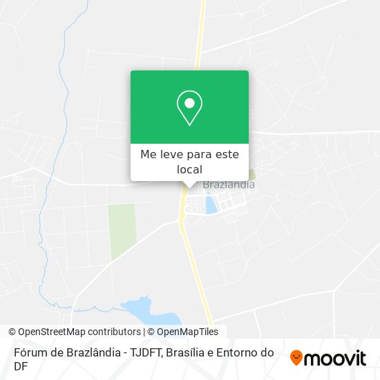 Fórum de Brazlândia - TJDFT mapa