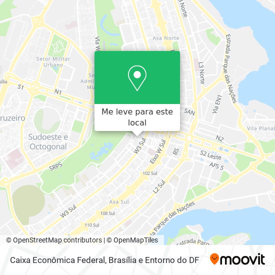 Caixa Econômica Federal mapa