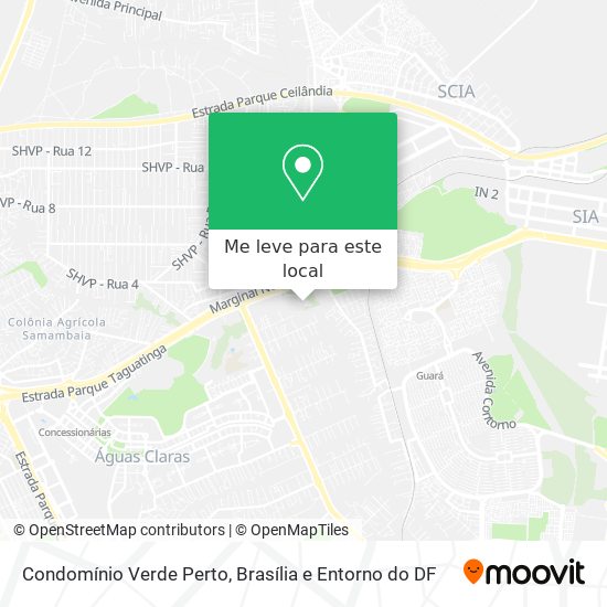Condomínio Verde Perto mapa
