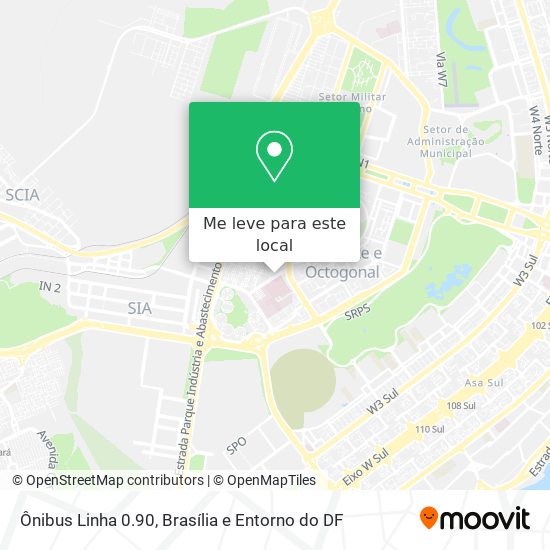 Ônibus Linha 0.90 mapa