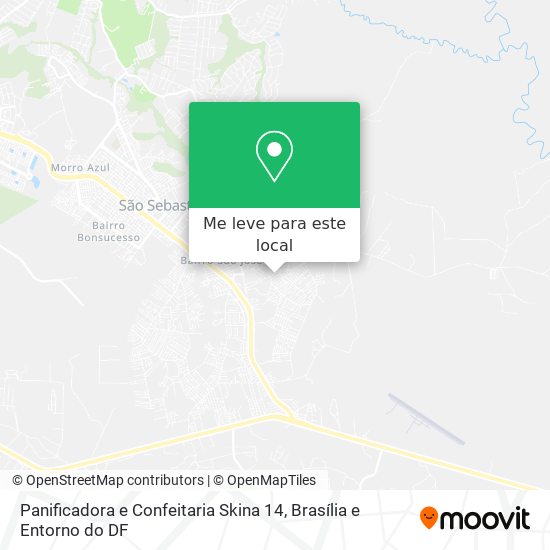 Panificadora e Confeitaria Skina 14 mapa