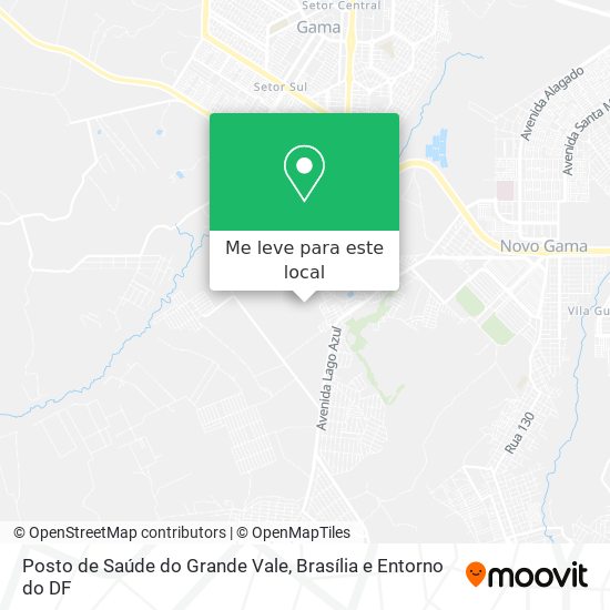 Posto de Saúde do Grande Vale mapa