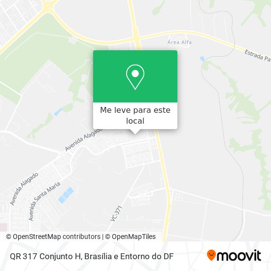 QR 317 Conjunto H mapa