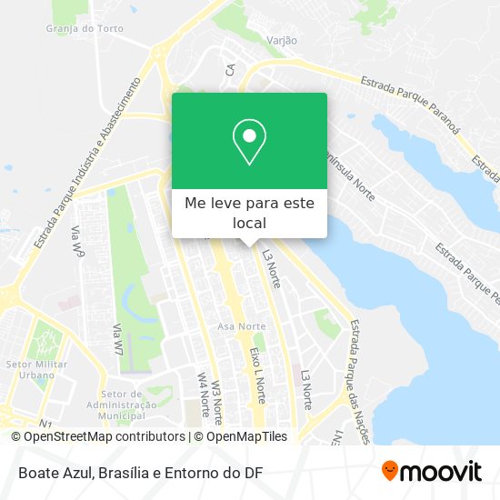 Boate Azul mapa