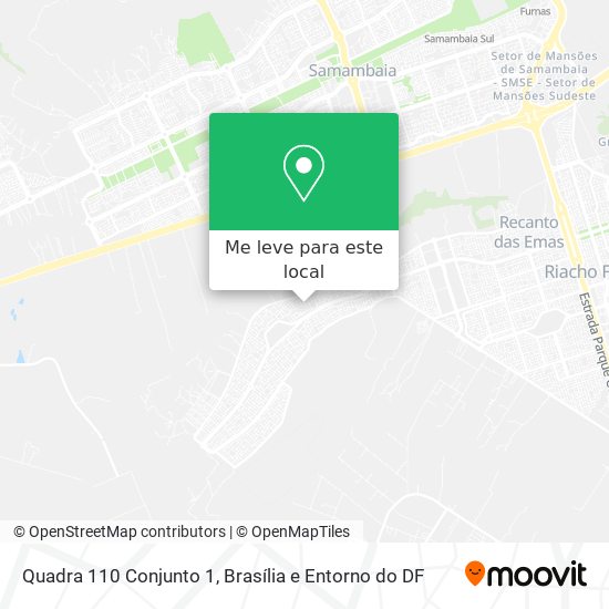 Quadra 110 Conjunto 1 mapa
