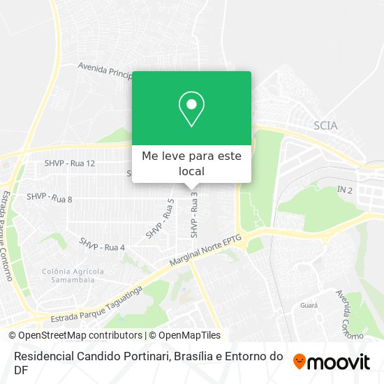 Residencial Candido Portinari mapa
