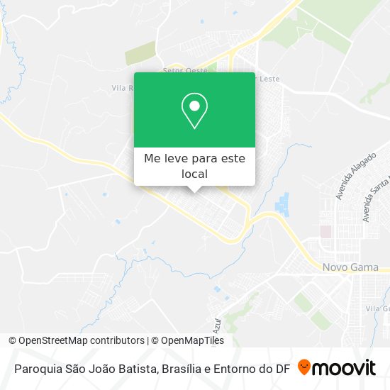 Paroquia São João Batista mapa