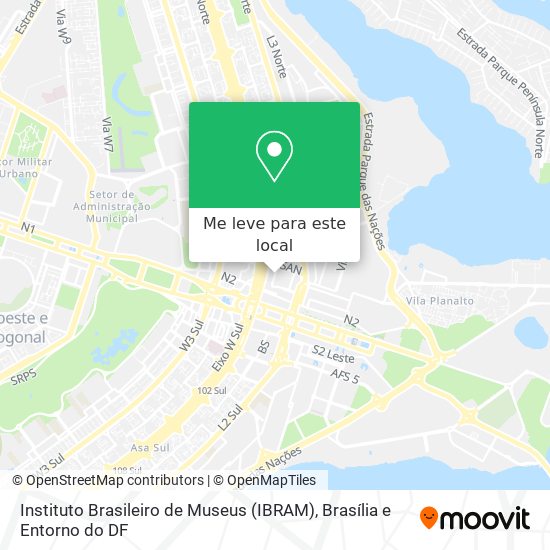 Instituto Brasileiro de Museus (IBRAM) mapa