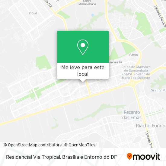 Residencial Via Tropical mapa