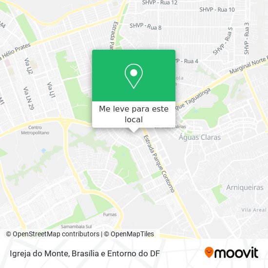 Igreja do Monte mapa