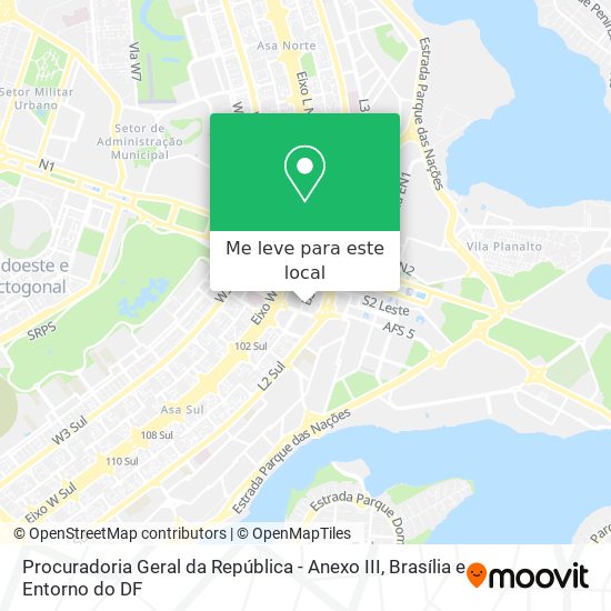 Procuradoria Geral da República - Anexo III mapa