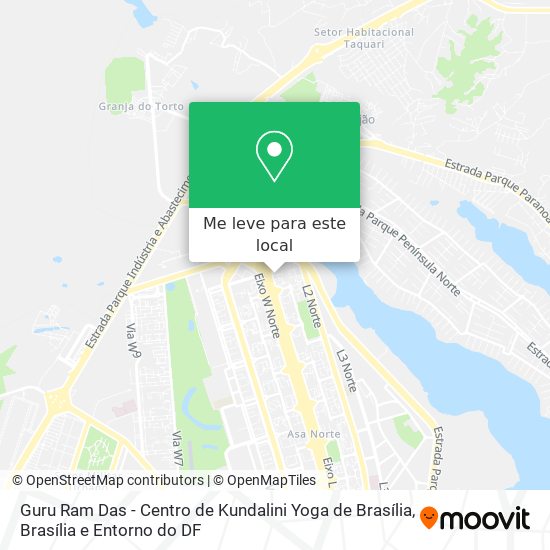 Guru Ram Das - Centro de Kundalini Yoga de Brasília mapa
