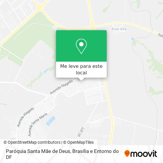 Paróquia Santa Mãe de Deus mapa