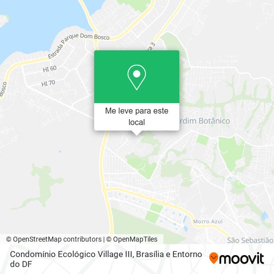 Condomínio Ecológico Village III mapa