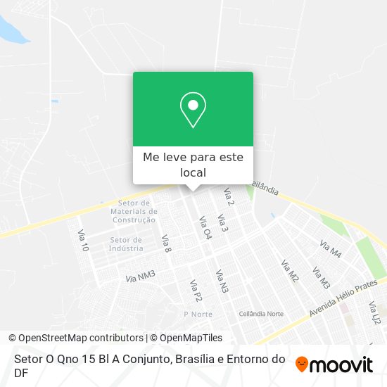 Setor O Qno 15 Bl A Conjunto mapa