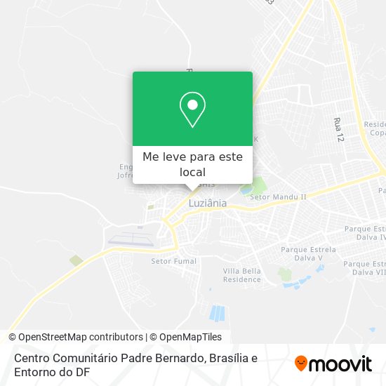 Centro Comunitário Padre Bernardo mapa