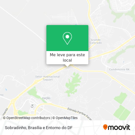 Sobradinho mapa