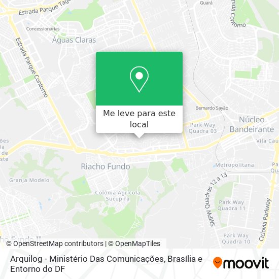Arquilog - Ministério Das Comunicações mapa