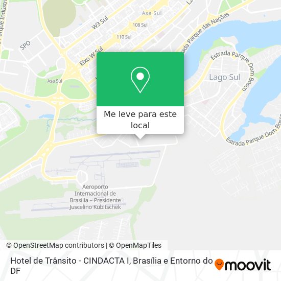 Hotel de Trânsito - CINDACTA I mapa