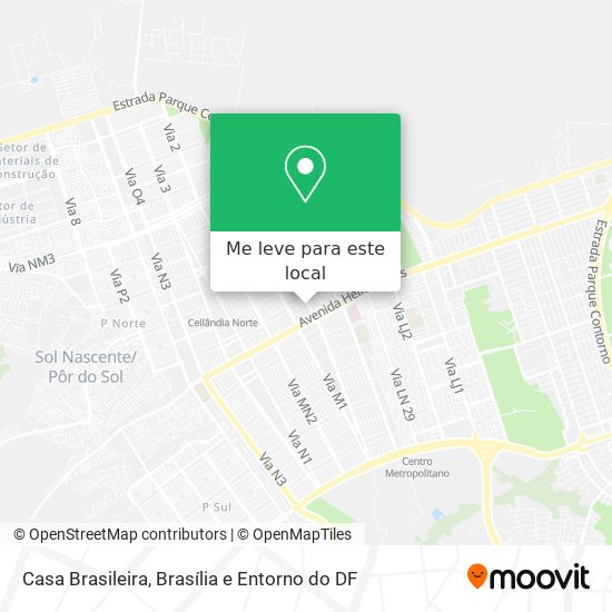 Casa Brasileira mapa