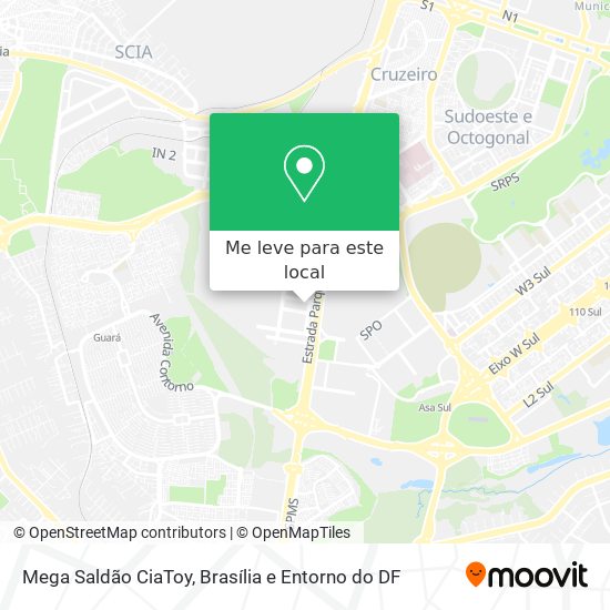 Mega Saldão CiaToy mapa