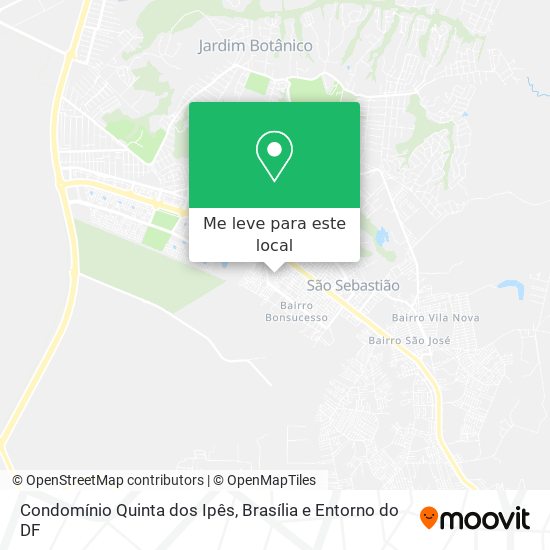 Condomínio Quinta dos Ipês mapa