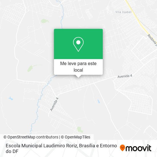 Escola Municipal Laudimiro Roriz mapa