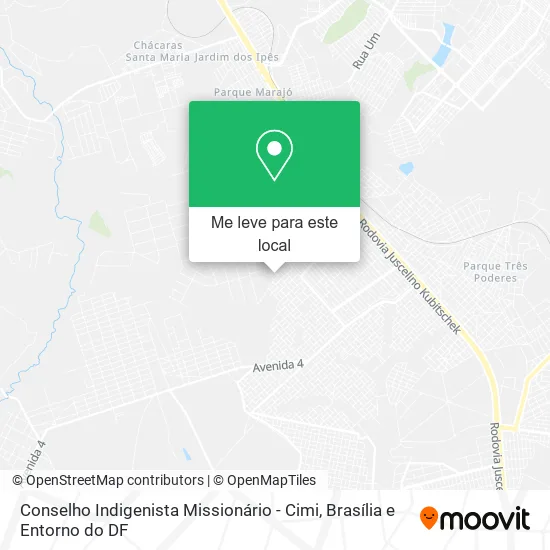 Conselho Indigenista Missionário - Cimi mapa