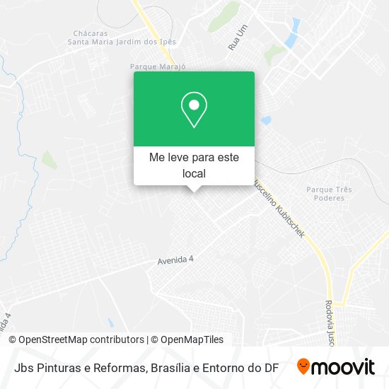 Jbs Pinturas e Reformas mapa