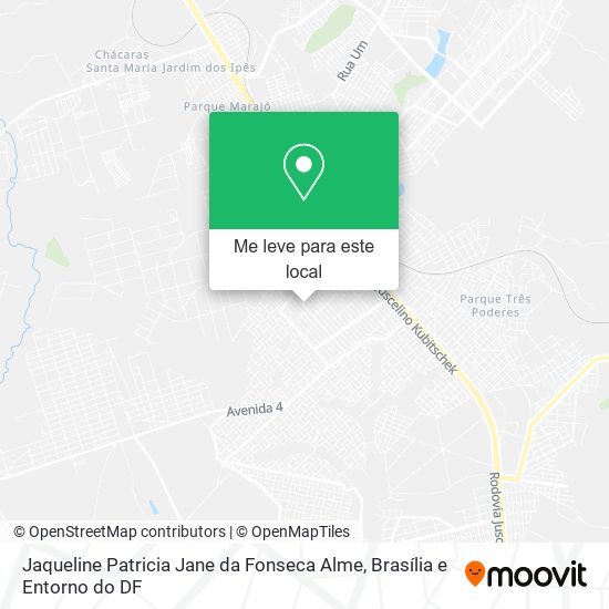 Jaqueline Patricia Jane da Fonseca Alme mapa