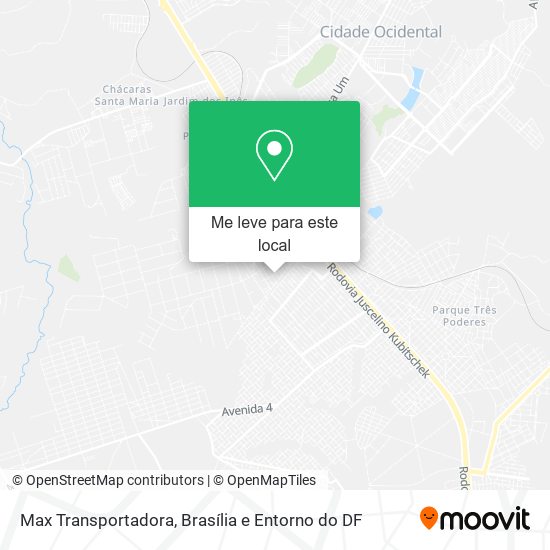 Max Transportadora mapa