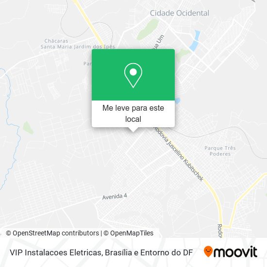 VIP Instalacoes Eletricas mapa