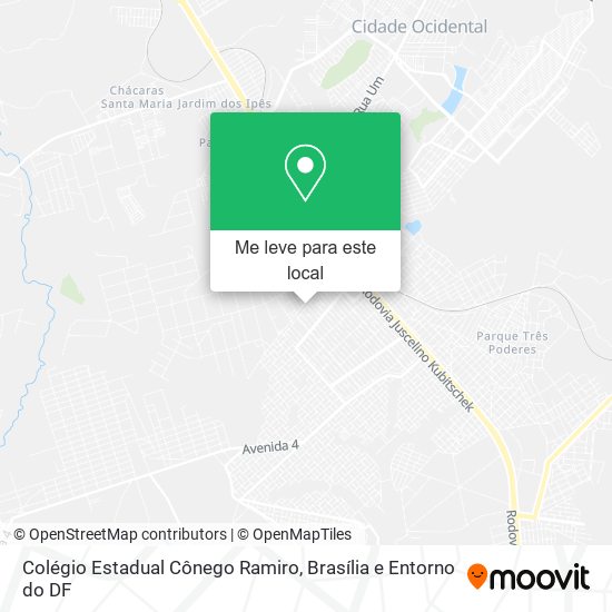 Colégio Estadual Cônego Ramiro mapa