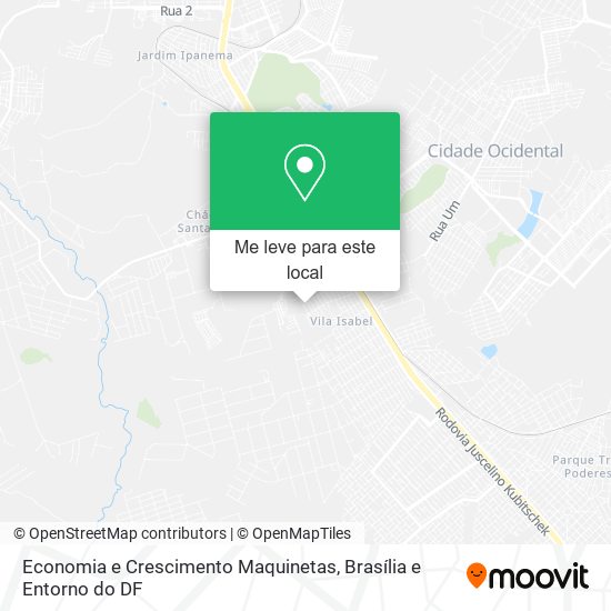 Economia e Crescimento Maquinetas mapa