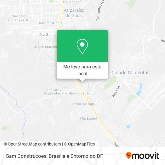 Sam Construcoes mapa