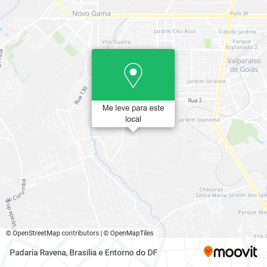 Padaria Ravena mapa