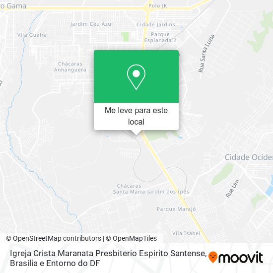Igreja Crista Maranata Presbiterio Espirito Santense mapa