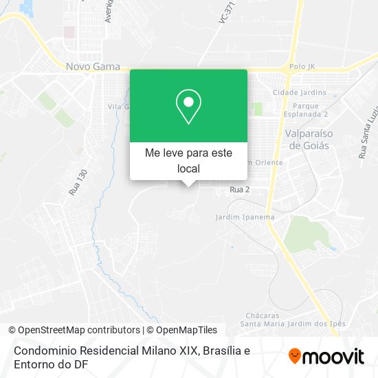 Condominio Residencial Milano XIX mapa