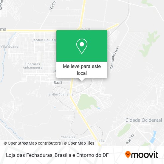 Loja das Fechaduras mapa