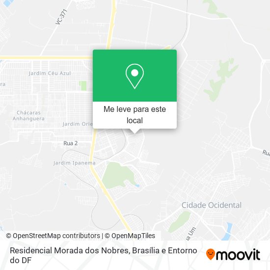 Residencial Morada dos Nobres mapa