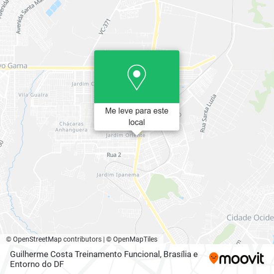 Guilherme Costa Treinamento Funcional mapa