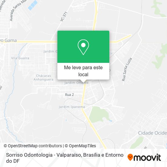 Sorriso Odontologia - Valparaíso mapa