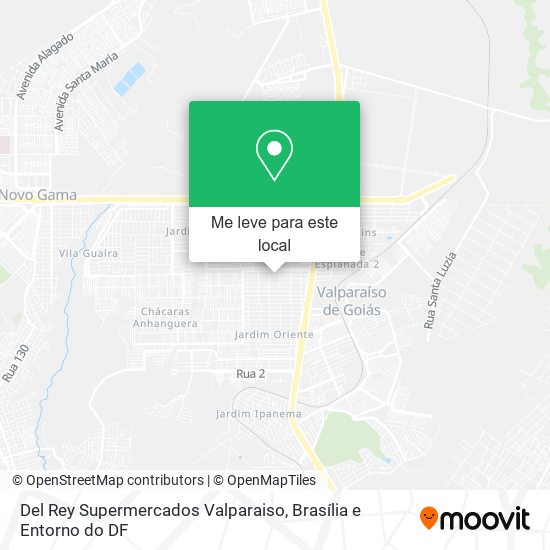 Del Rey Supermercados Valparaiso mapa