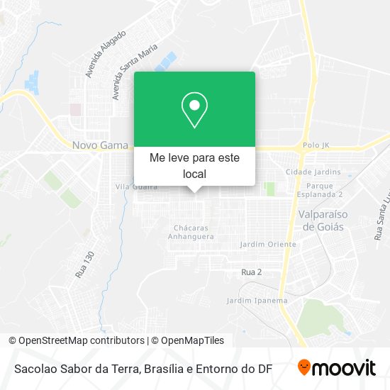Sacolao Sabor da Terra mapa