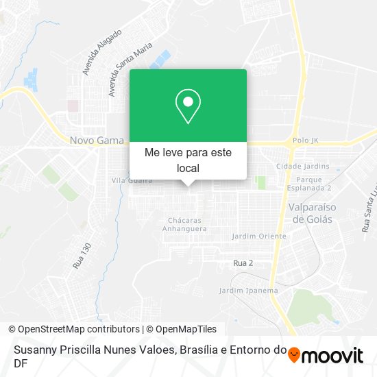 Susanny Priscilla Nunes Valoes mapa
